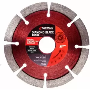 Abracs Abracs ABDD115M Diamond Blade General Purpose 115mm x 10mm x 22mm ABDD115