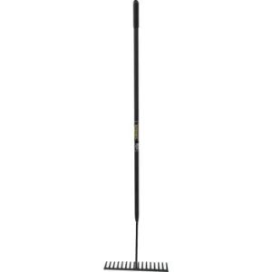 Steel Shaft YD Ashphalt Rake 16 Teeth Flat