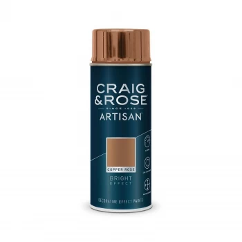 Craig & Rose Artisan Copper Rose Bright Effect Spray Paint