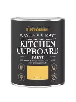 Rust-Oleum Kitchen Cupboard Paint In Lemon Jelly - 750 Ml Tin