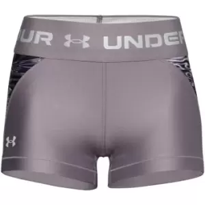 Under Armour Print Shorts Ladies - Purple