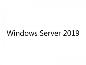 Windows Server 2019 OEM 1 Device CAL