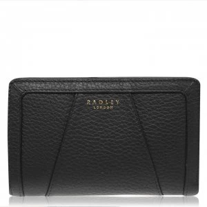 Radley Wood Fold Over Purse - Black