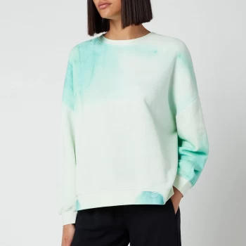 Whistles Womens Tie Dye Sweatshirt - Green/Multi - L