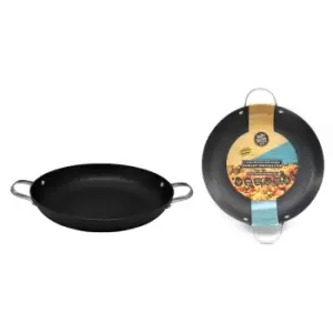 Hairy Bikers Lightweight 32cm Cast Iron Paella Pan