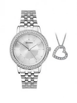 Sekonda Sekonda Watch And Pendant Necklace Gift Set