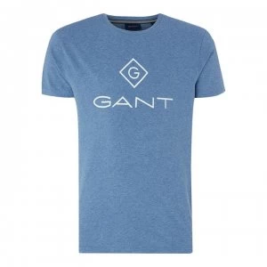 Gant New Logo T-Shirt - Denim 906