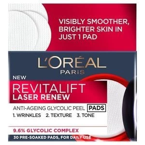 LOreal Paris Revitalift Anti Ageing Glycolic Peel Pads