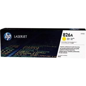 HP 826A Yellow Laser Toner Ink Cartridge