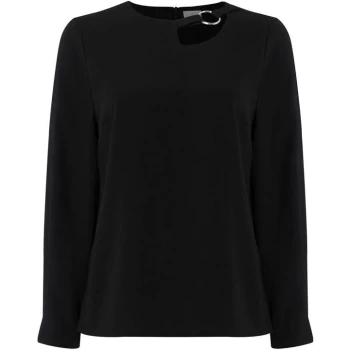 Linea Woven hardwear top - Black