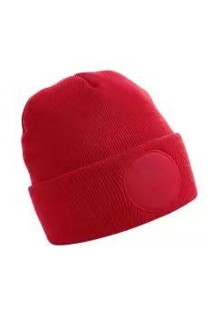 Circular Patch Beanie