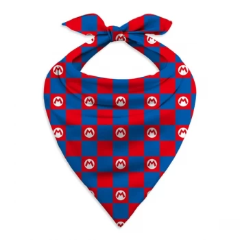 Super Mario - Mario Pattern Unisex Bandana - Red