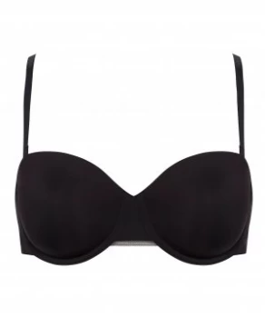 DKNY Litewear strapless underwire bra Black