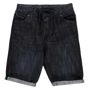 No Fear RW Denim Shorts Junior Boys - Dark Wash