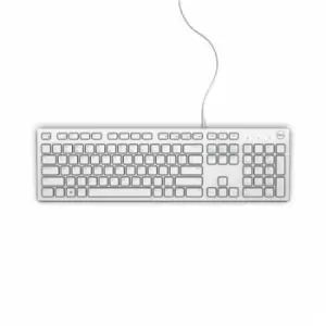 DELL KB216 keyboard USB QWERTY US International White