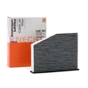 MAHLE Original Pollen filter LAK 181 Filter, interior air,Cabin filter VW,AUDI,SKODA,Golf V Schragheck (1K1),TOURAN (1T1, 1T2),Passat Variant (3C5)