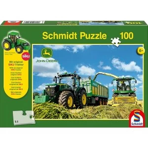 John Deere Tractor & Harvester 100 Piece Jigsaw Puzzle