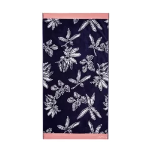 Joules Crayon Floral Cotton Bath Towels