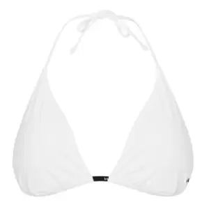 Hugo Pure Triangle Bikini Top - White