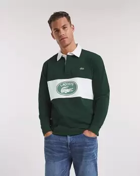 Lacoste Long Sleeve Graphic Logo Rugby