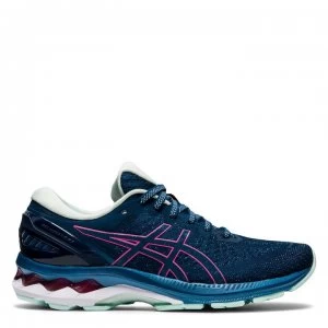 Asics Gel-Kayano 27 Womens Road Running Shoes - Blue/Hot Pink