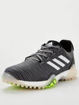 adidas Golf Code Chaos Trainers - Grey/White, Size 9, Men