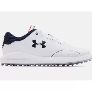 Under Armour Mens Draw Sport SL White Golf Shoes - UK8