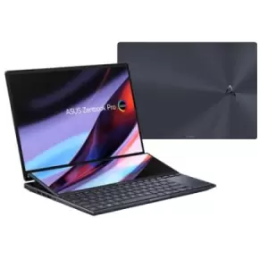 ASUS ZenBook Pro 14 Duo OLED UX8402VU-P1024W i9-13900H Notebook 36.8cm (14.5") Touch Screen 2.8K Intel Core i9 32GB LPDDR5-SDRAM 1000 GB SSD NVIDIA Ge