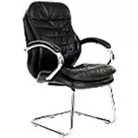 Nautilus Designs Cantilever Chair Dpa618Av/Lbk Non Height Adjustable Black Chrome