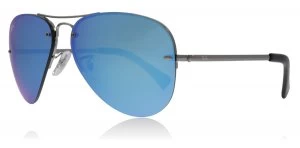 Ray-Ban 3449 Sunglasses Gunmetal 004/55 59mm