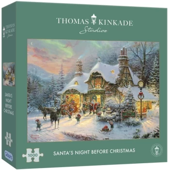 Santa's Night Before Christmas Jigsaw Puzzle - 1000 Pieces