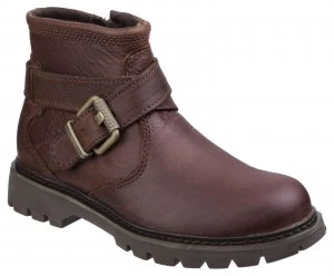 Caterpillar Rey Ladies Ladies Zip Up Boot Rust