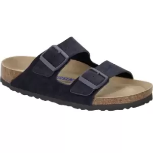 Birkenstock Unisex Arizona Soft Footbed Suede Leather Sandal Midnight UK 8