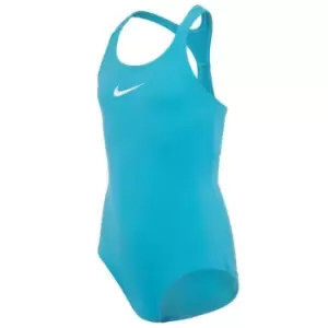 Nike Swoosh Swimsuit Junior Girls - Blue