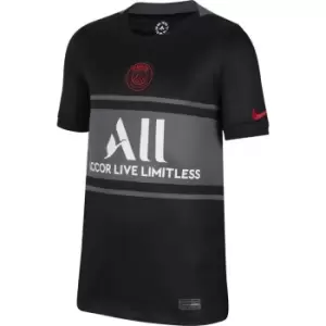 Nike Paris Saint Germain Third Shirt 2021 2022 Junior - Black