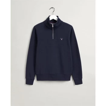 Gant Zip Sweatshirt - Blue