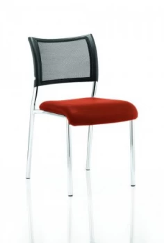 Brunswick Bespoke Seat Chrome Frame Tabasco Red