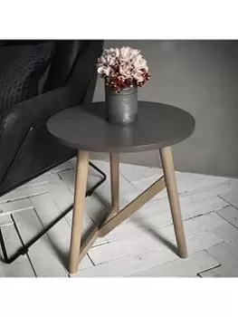 Hometown Interiors Appin Round Side Table - Grey