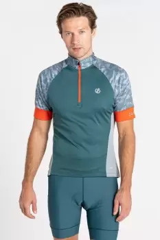 Lightweight Q-Wic Plus 'Stay the Course III' Half-Zip, Short Sleeve Jersey