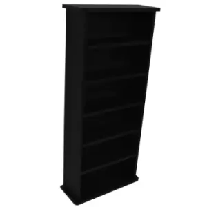 Techstyle Chak 222 Cd Or 104 DVD Bluray Media Storage Shelf Unit Black