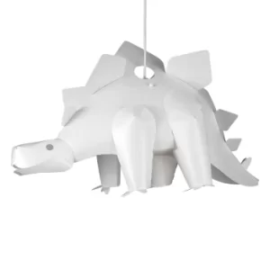 Childrens Stegosauras Pendant Shade in White