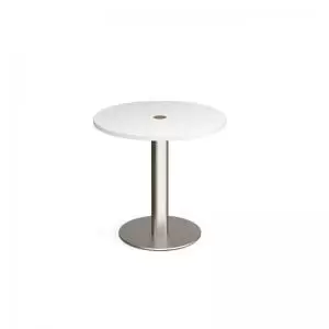 Monza circular dining table 800mm with central circular cutout 80mm -