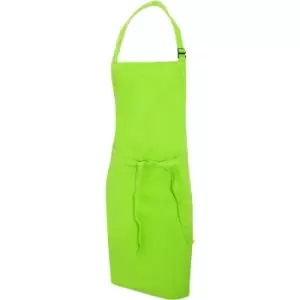 Dennys Multicoloured Bib Apron 28x36ins (Pack of 2) (One Size) (Lime) - Lime