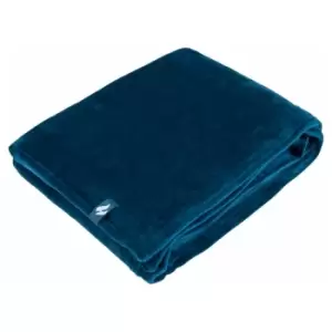 Belledorm Heat Holder Thermal Fleece Blanket, Teal, 180 x 200 Cm