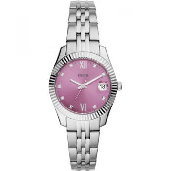 Fossil Purple And Silver 'Scarlette Mini' Dress Watch - ES4905