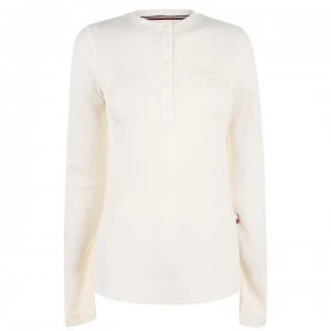 Tommy Bodywear Long Sleeve Pyjama Top - Antique White