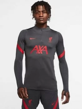 Nike Liverpool Fc Mens 20/21 Strike Drill Top, Black/Red, Size XL, Men