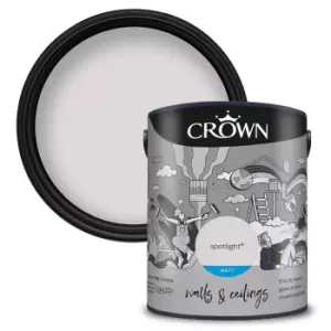 Crown Walls & Ceilings Matt Emulsion Spotlight - 5L