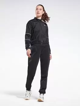 Reebok Vintage Tracksuit - Black, Dark Blue, Size S, Women