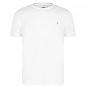 Farah Vintage Denny Short Sleeve Tee - White 104